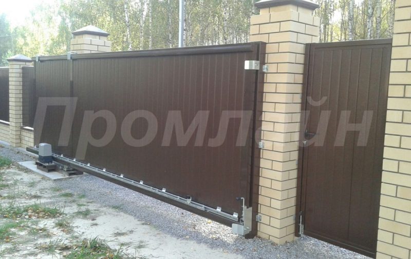 Автоматические откатные ворота Нижний Новгород Промлайн