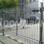 Автоматические распашные ворота из профильной трубы