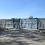 автоматические сдвижные ворота из профнастила