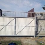 Ворота сдвижные из профнастила