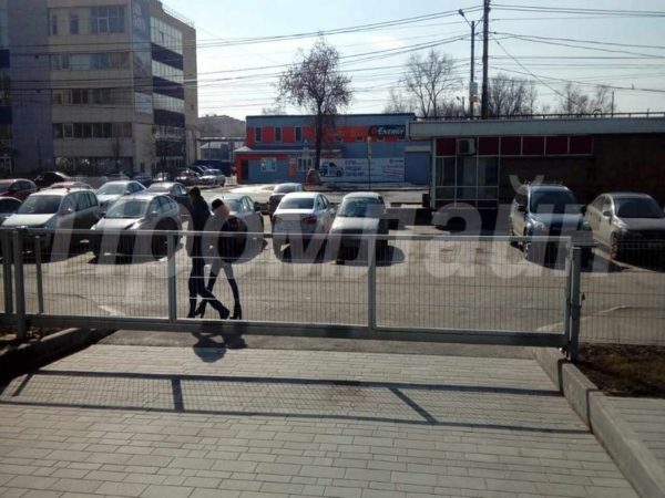 Ворота сдвижные с полотном из 3D панелей