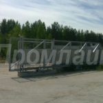 Ворота откатные из сварной сетки 3D